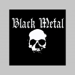 Black Metal čierne pánske tričko s obojstrannou potlačou 100%bavlna značka Fruit of The Loom